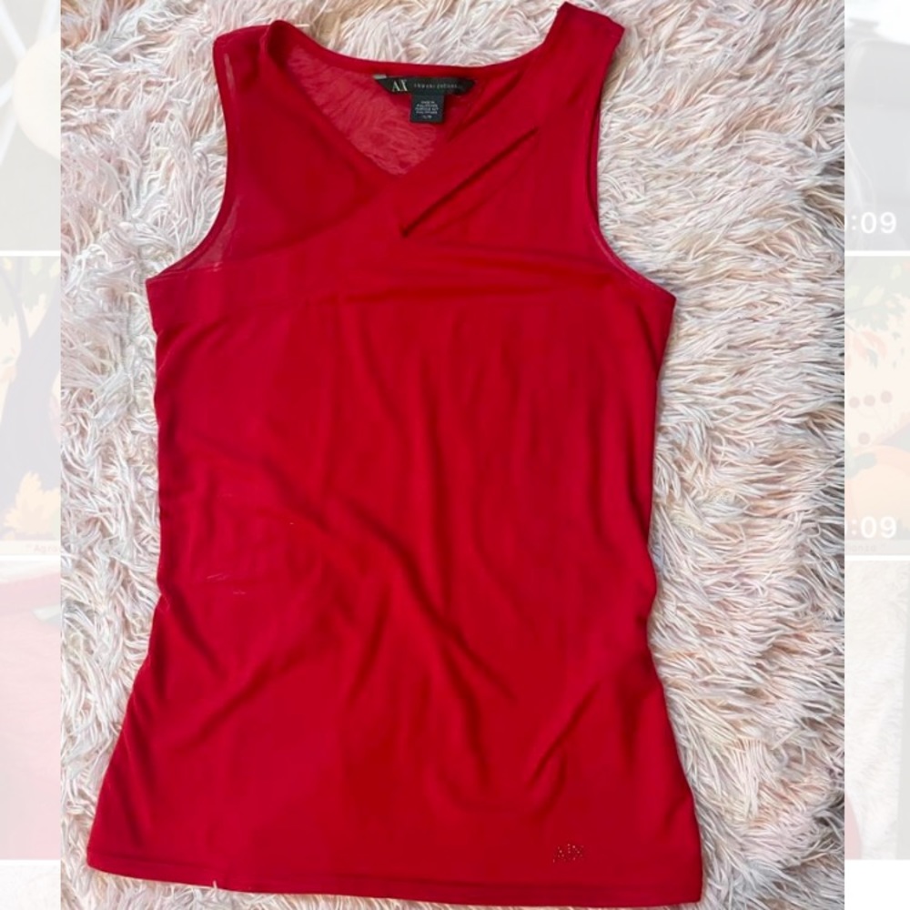 Red Blouse Armani
